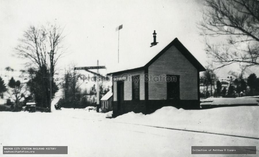Postcard: West Hopkinton station